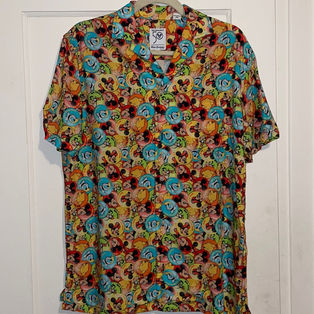 New 50th Anniversary Button-Up Shirt by Reyn Spooner Featuring Vintage buttons